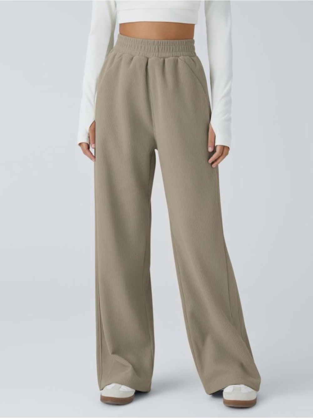 HALARA High-Rise Corduroy Pants  (Set of 2)